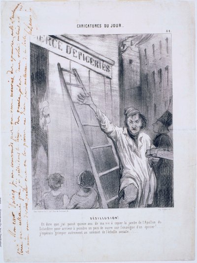 Caricatures of the Day - Disillusion! by Honoré Daumier